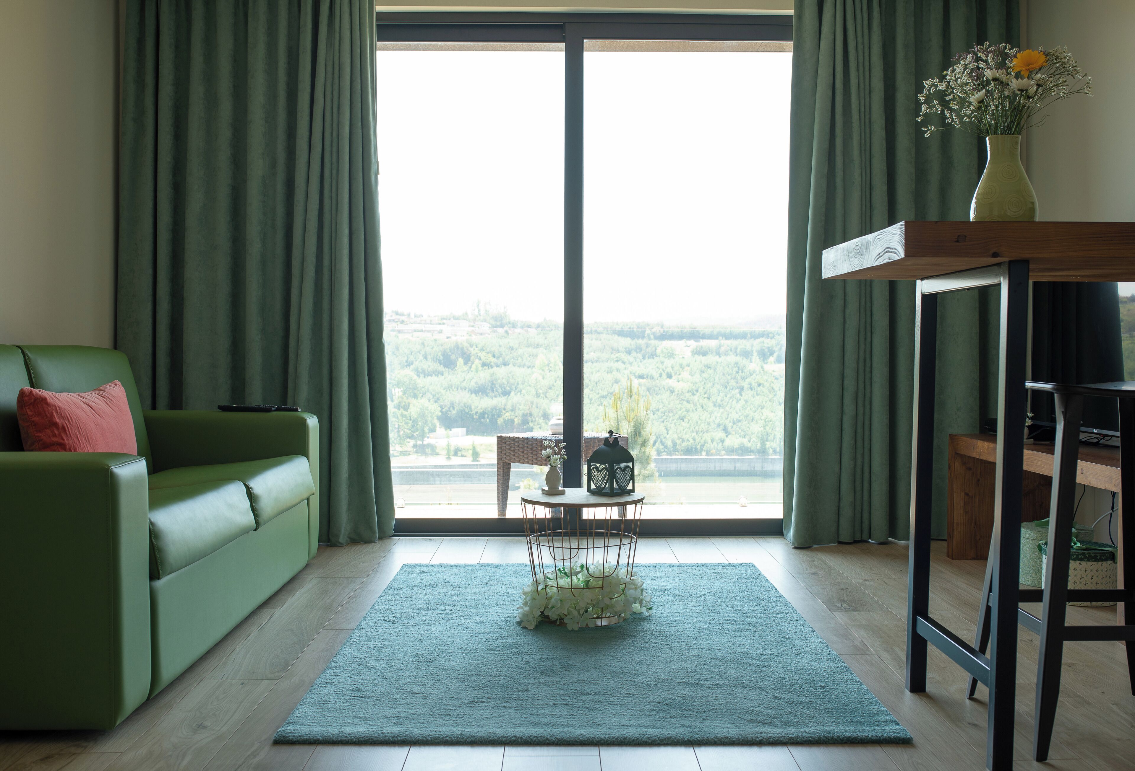 Comfort House, 1 Double Bed with Sofa bed, Balcony, Garden View | Living area