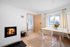 Dining - Holiday Home 'Armenhaus' with Private Terrace, Garden & Wi-Fi (Görisried)