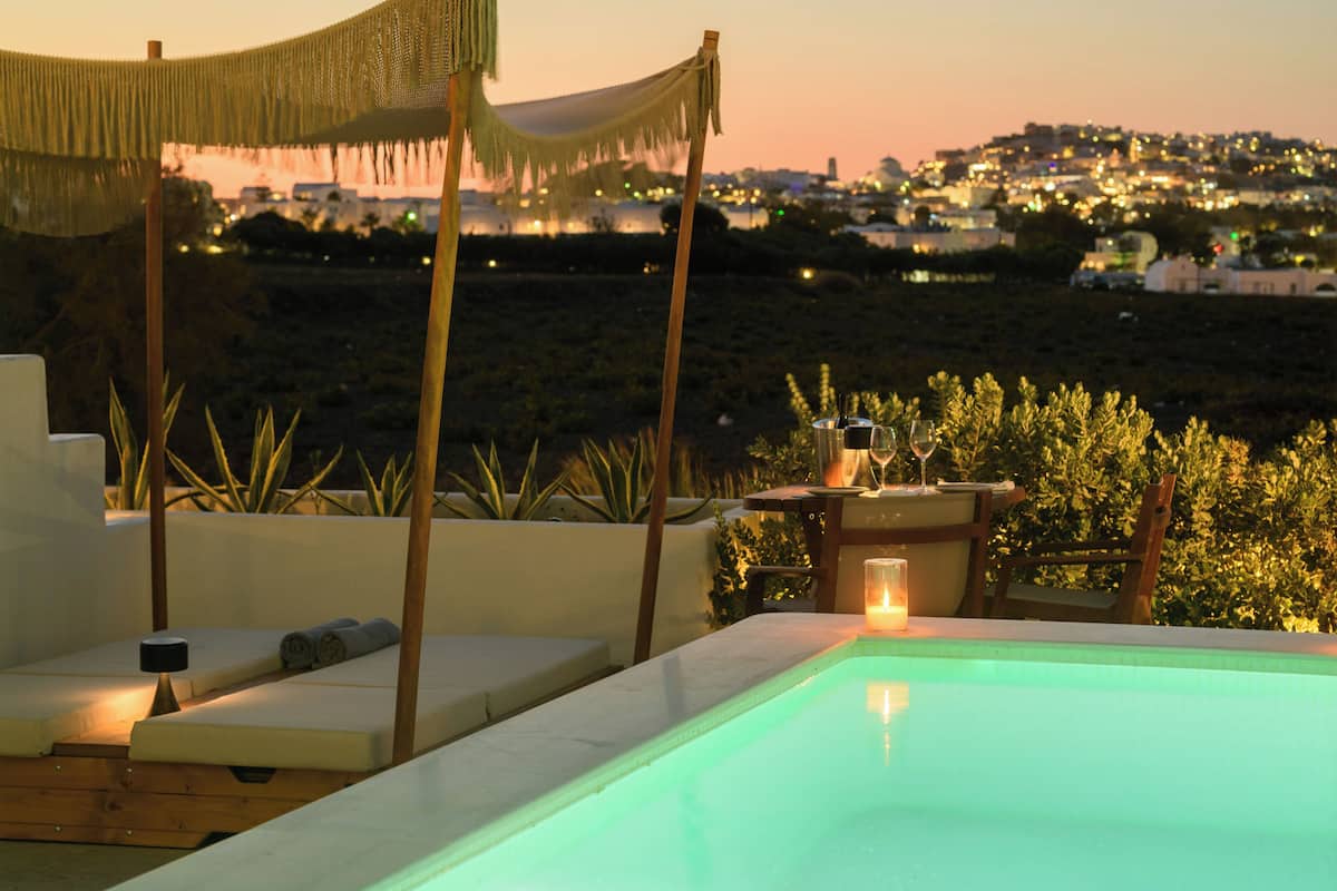 Deluxe Double Room, Private Pool, City View | View from room