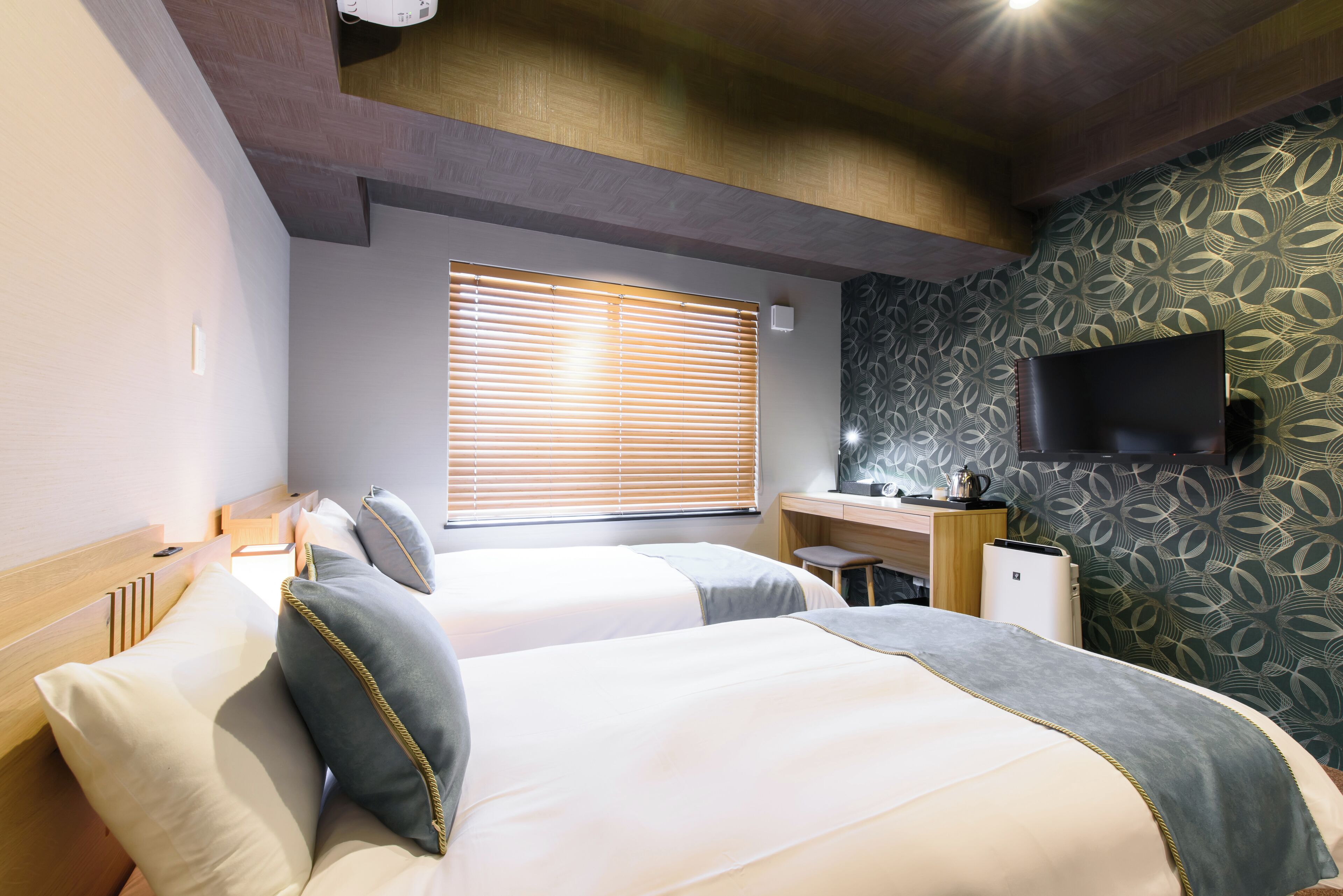 Kamar Twin Standar, 2 Tempat Tidur Twin, kamar mandi pribadi | Wi-Fi gratis