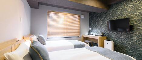 Chambre Standard avec lits jumeaux, 2 lits une place, salle de bains privée | Wi-Fi gratuit