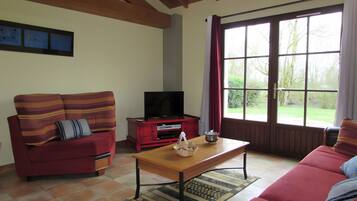 Televisión, mesa de ping pong