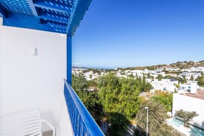 Deluxe Double Room, Balcony, Partial Ocean View | View from room - Neïra Boutique Hotel & Spa (Sidi Bou Said)