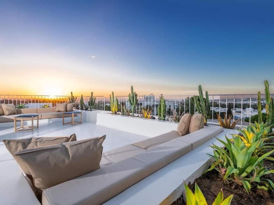 Terrasse sur le toit