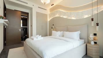 Deluxe Apartment, Balcony, Pool View | Premium bedding, memory-foam beds, in-room safe, blackout curtains