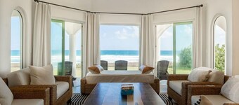 Luxury oceanfront 4-bedroom villa in Tulum w/ private chef, sleeps 12