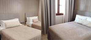 Family Room | Desk, laptop workspace, free WiFi, bed sheets - Hotel Velez (Velez-Rubio)