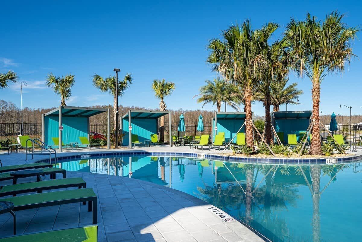 Piscina externa, piscina aquecida