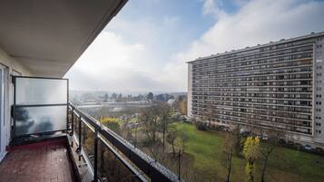 Comfort appartement, balkon, uitzicht op tuin | Terras