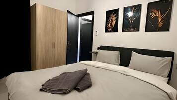 Ferros/tábuas de passar roupa, Wi-Fi, roupa de cama