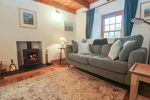 Living area - 1 Rowes Cottages (Penzance)