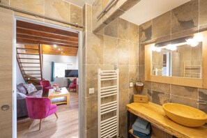 Interior - “Chambre Raphaël” Guest Room with Mountain View, Wi-Fi, and Air Conditioning (Singles)