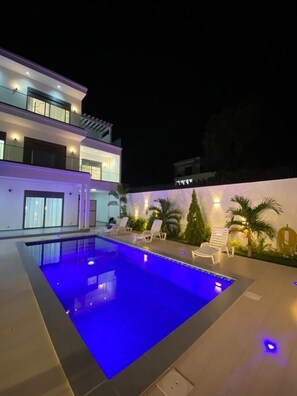 10 indoor pools, 3 outdoor pools