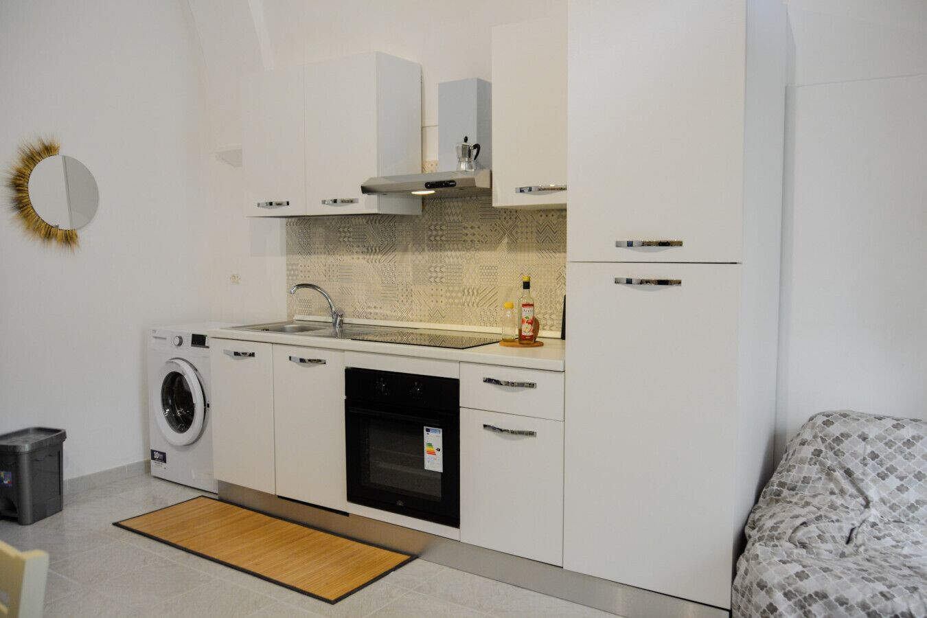 Refrigerador, horno, parrilla de estufa y lavavajillas 