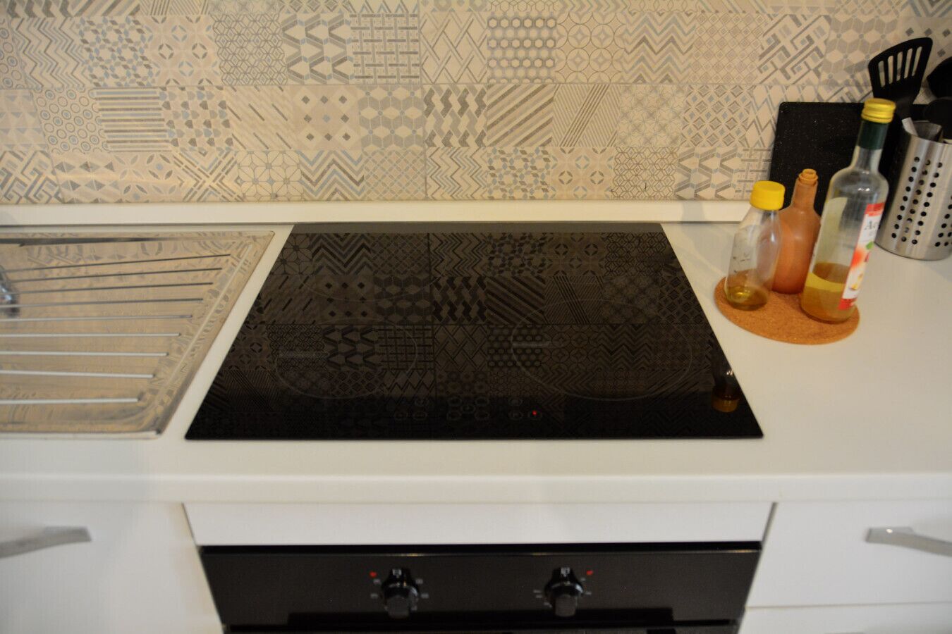 Refrigerador, horno, parrilla de estufa y lavavajillas 