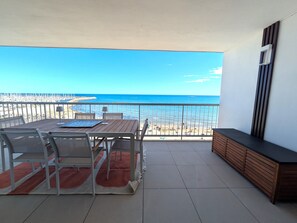 Outdoor dining - Prestigious Sea View, First Line *Terrace *Air Cond (Palavas-les-Flots)