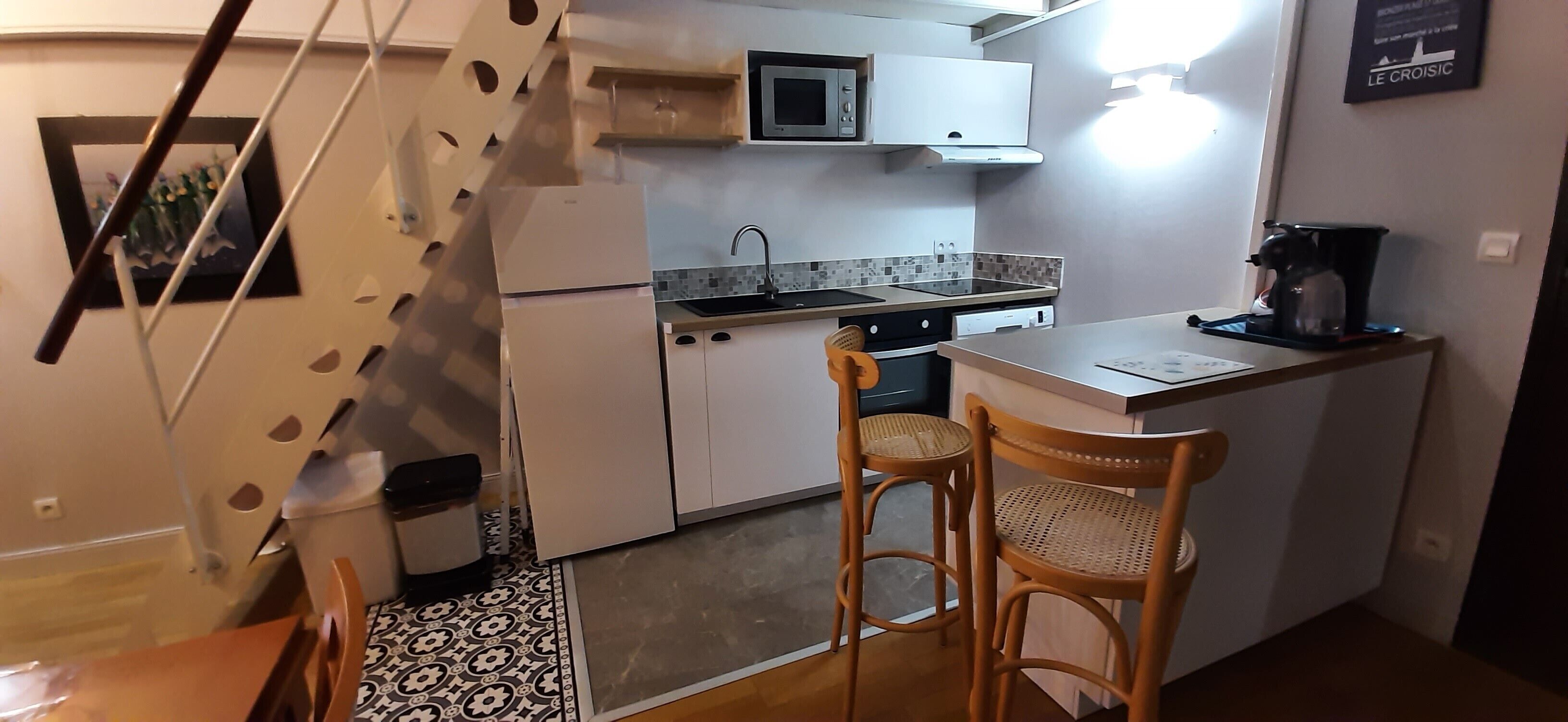 Microondas, horno, lavavajillas y tostadora 