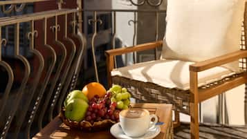 Executive-Studio, mit Bad | Blick vom Balkon
