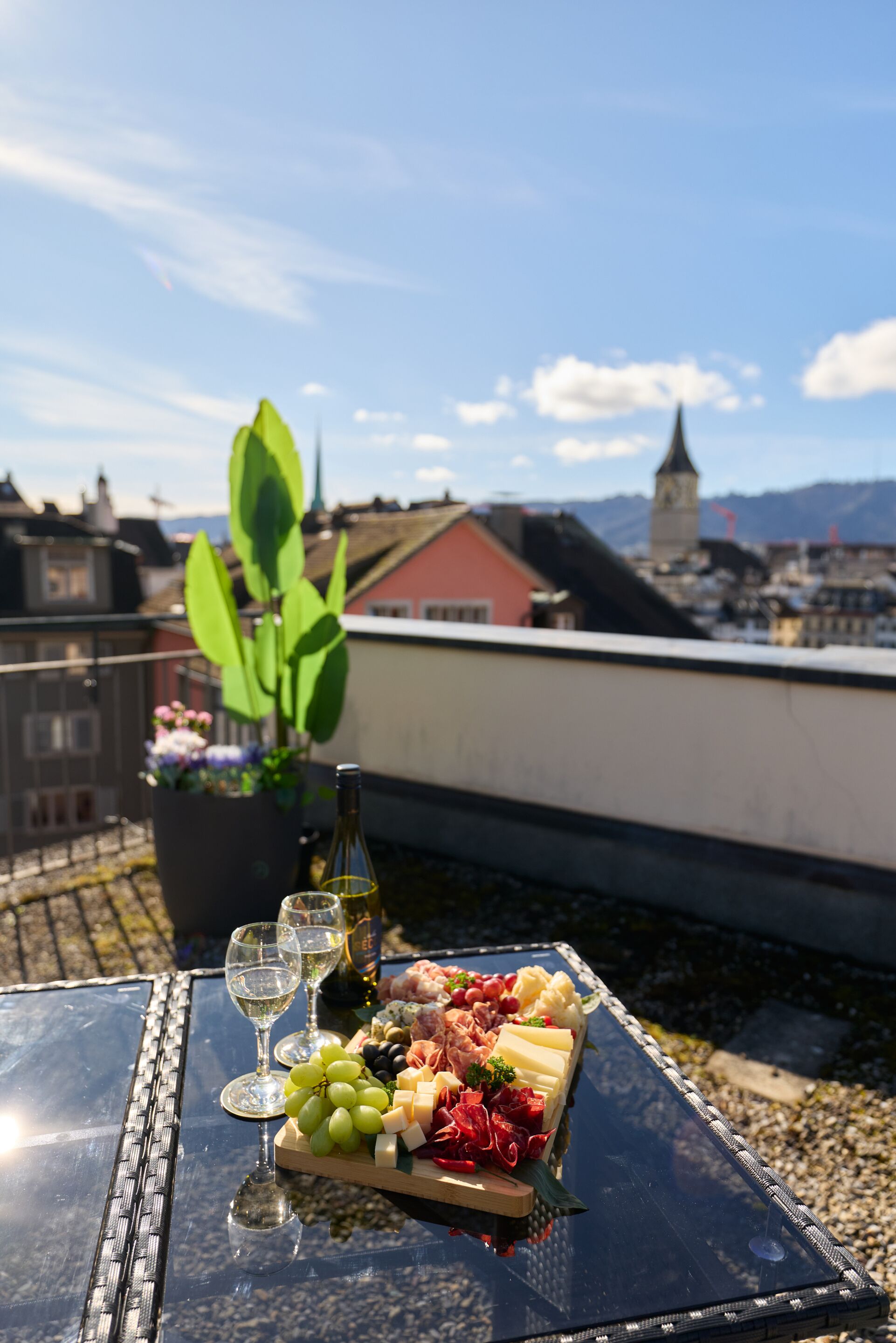 Junior-Studiosuite, Terrasse, Stadtblick | Blick von der Unterkunft