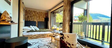 Télévision, cheminée