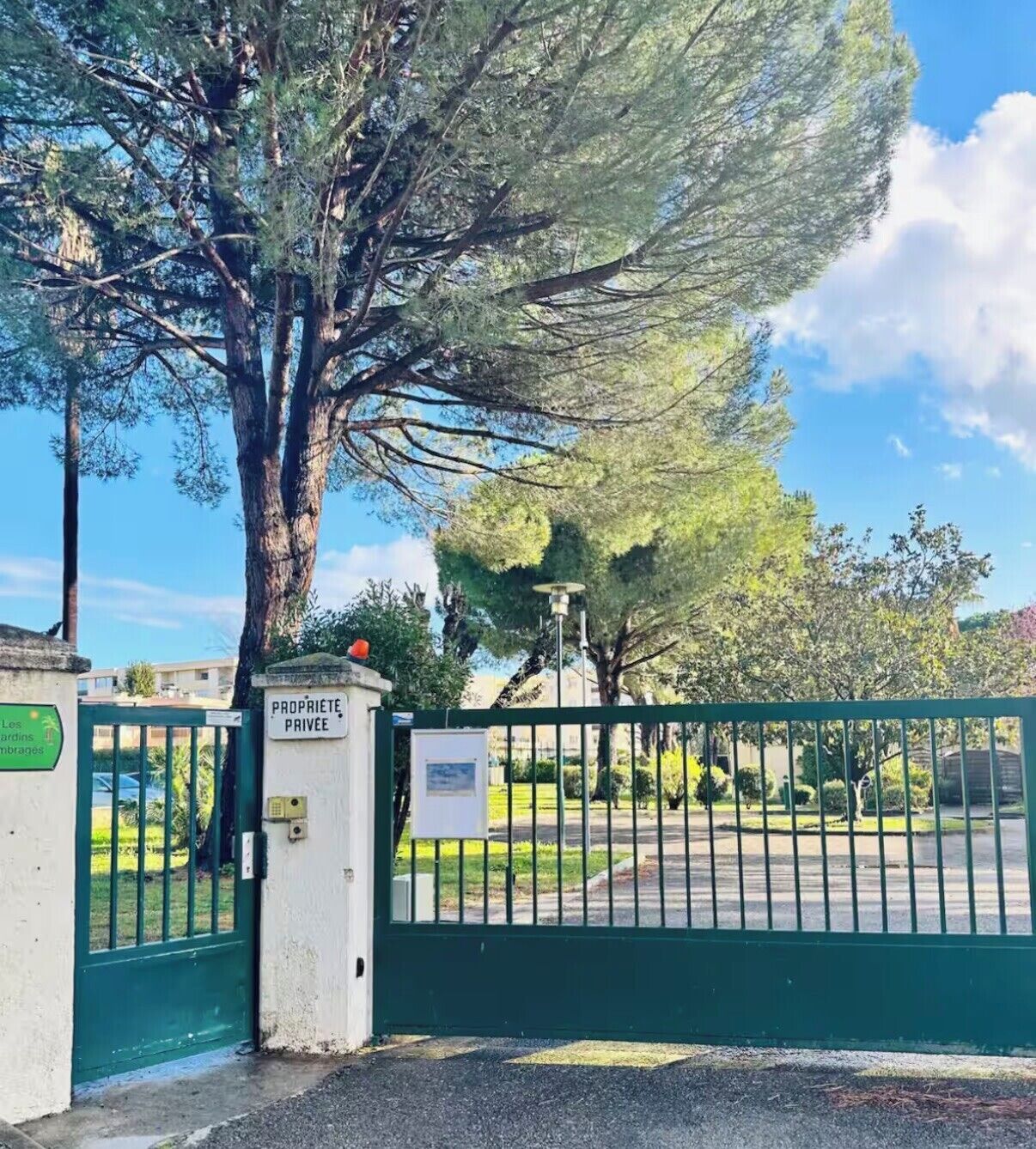 Enceinte de l’hébergement