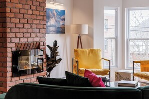 Living area - Lime Suite at Jellybean House (St. John's)