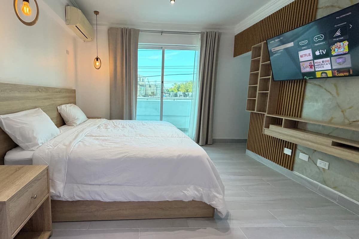 Premium bedding, down duvets, pillow-top beds, individually decorated