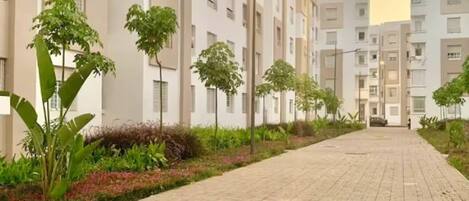 Utsikt mot trädgården