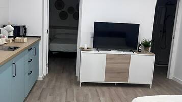 2 dormitorios, tabla de planchar con plancha, wifi y ropa de cama