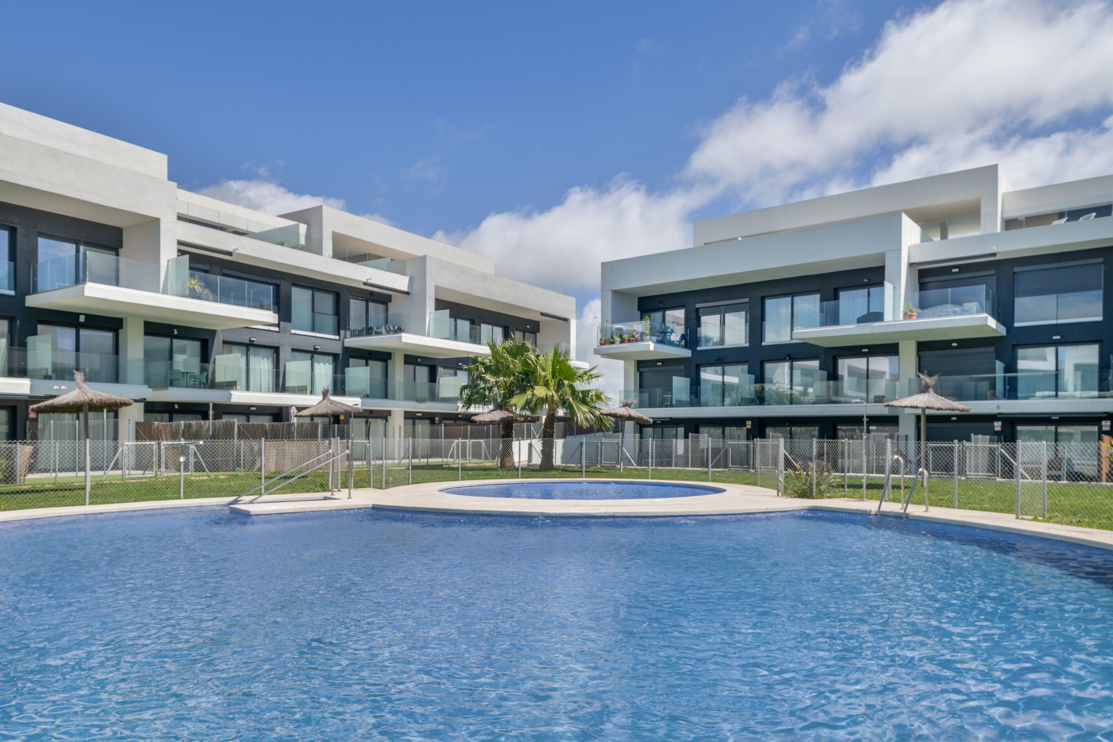 Piscine. Appartement 'Casa África' avec piscine partagée, Wi-Fi et climatisation