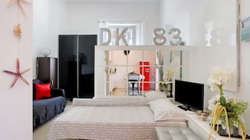 1 Schlafzimmer, Bügeleisen/Bügelbrett, Bettwäsche