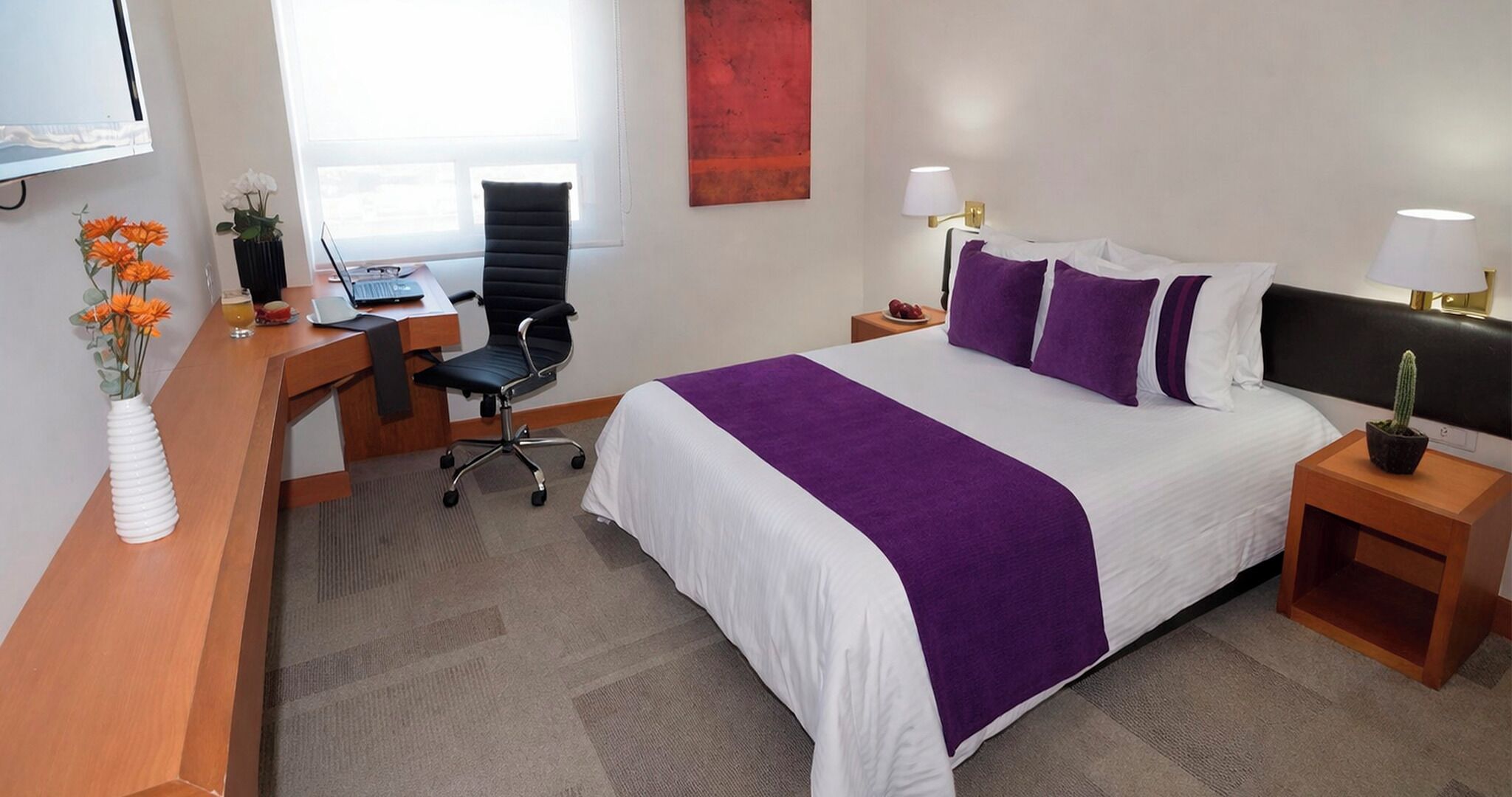 Chambre Classique | Literie de qualité supérieure, surmatelas, bureau