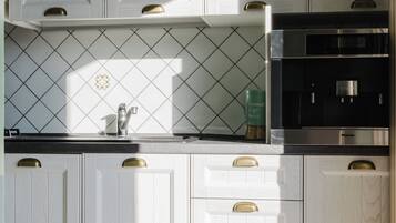 Deluxe-Apartment, Meerblick, Strandnähe | Wohnbereich