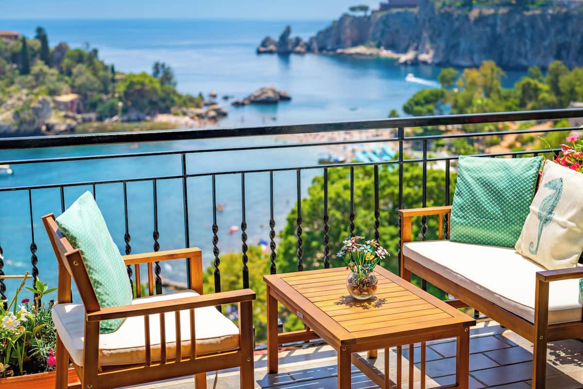 Appartement Deluxe, vue plage | Terrasse/Patio