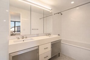 Shower - Sutton Lane | 3rd-floor 2BR w/Doorman, Gym, Pool (New York)