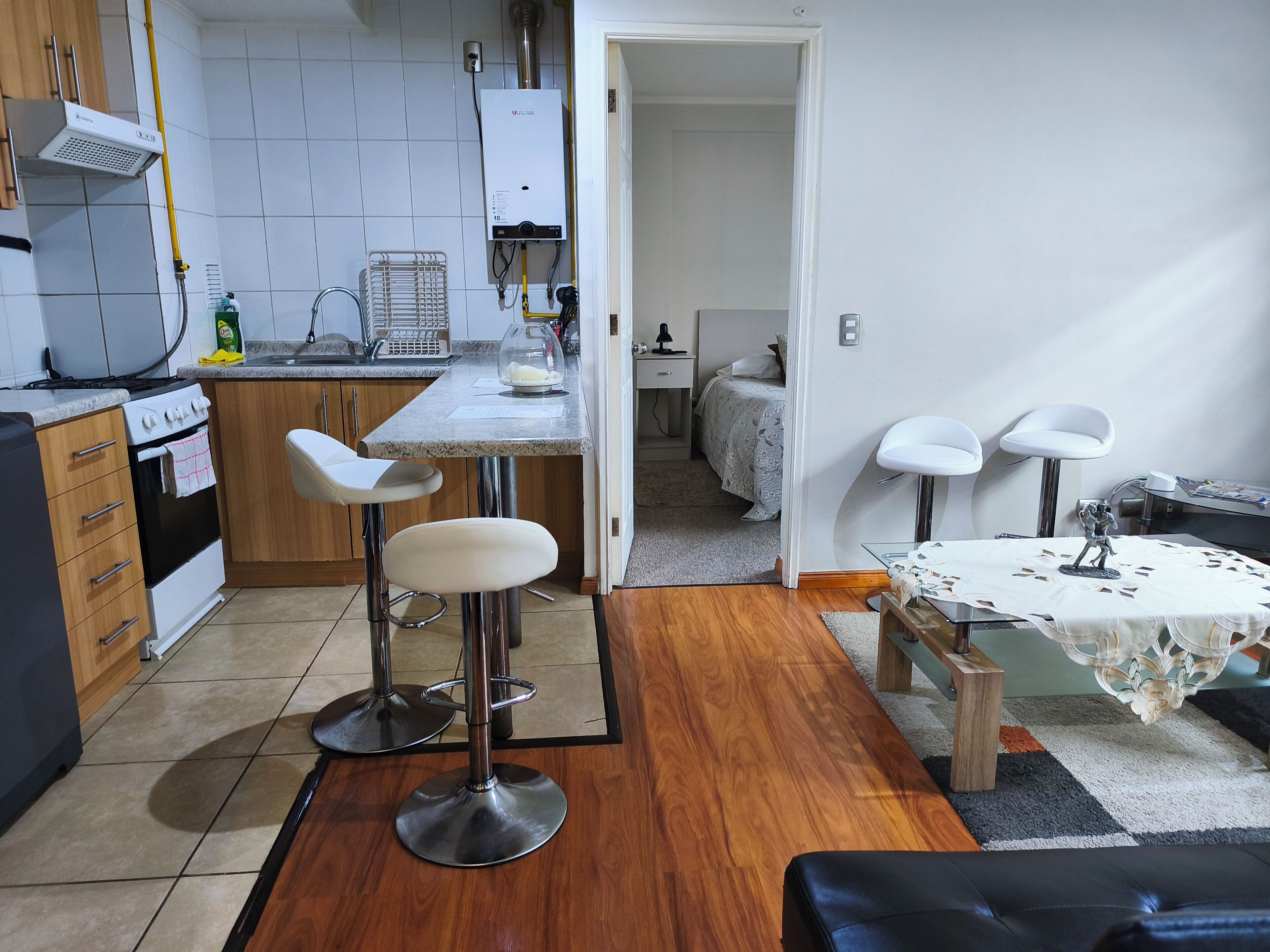 Family Apartment, 2 Bedrooms, Patio, City View | Living area | Flat-screen TV