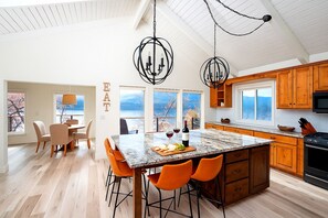 Dining - Private Lakefront | Hot Tub • Fireplace Retreat (Whitefish)