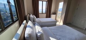 Deluxe Double or Twin Room, Balcony, Mountain View | Minibar, desk, blackout drapes, iron/ironing board