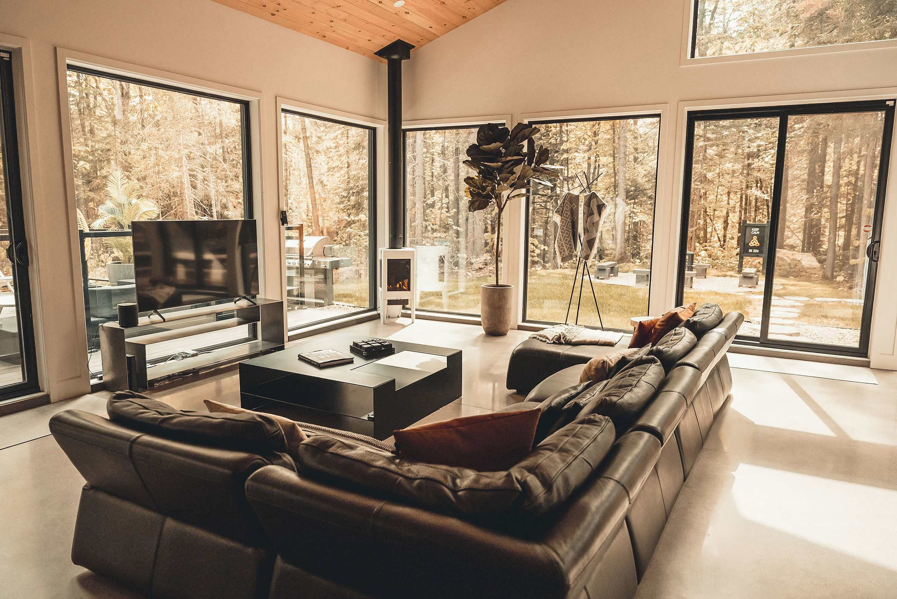 TV, fireplace, stereo, offices