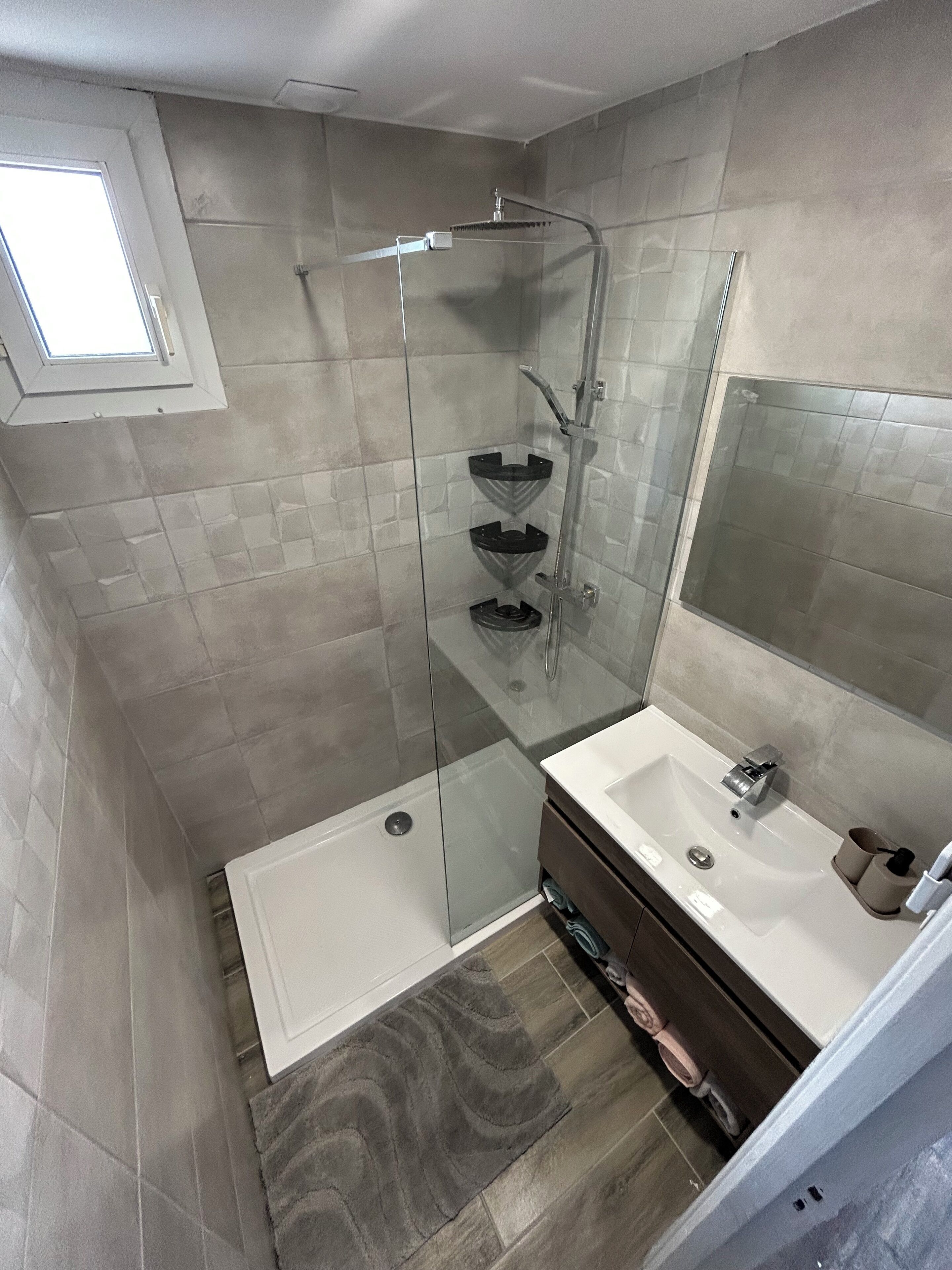 Dusche, Handtücher