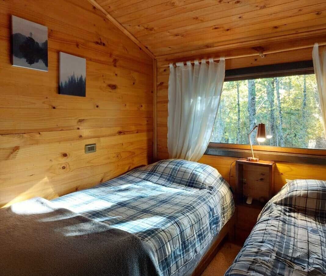 Tweepersoonskamer, uitzicht op tuin