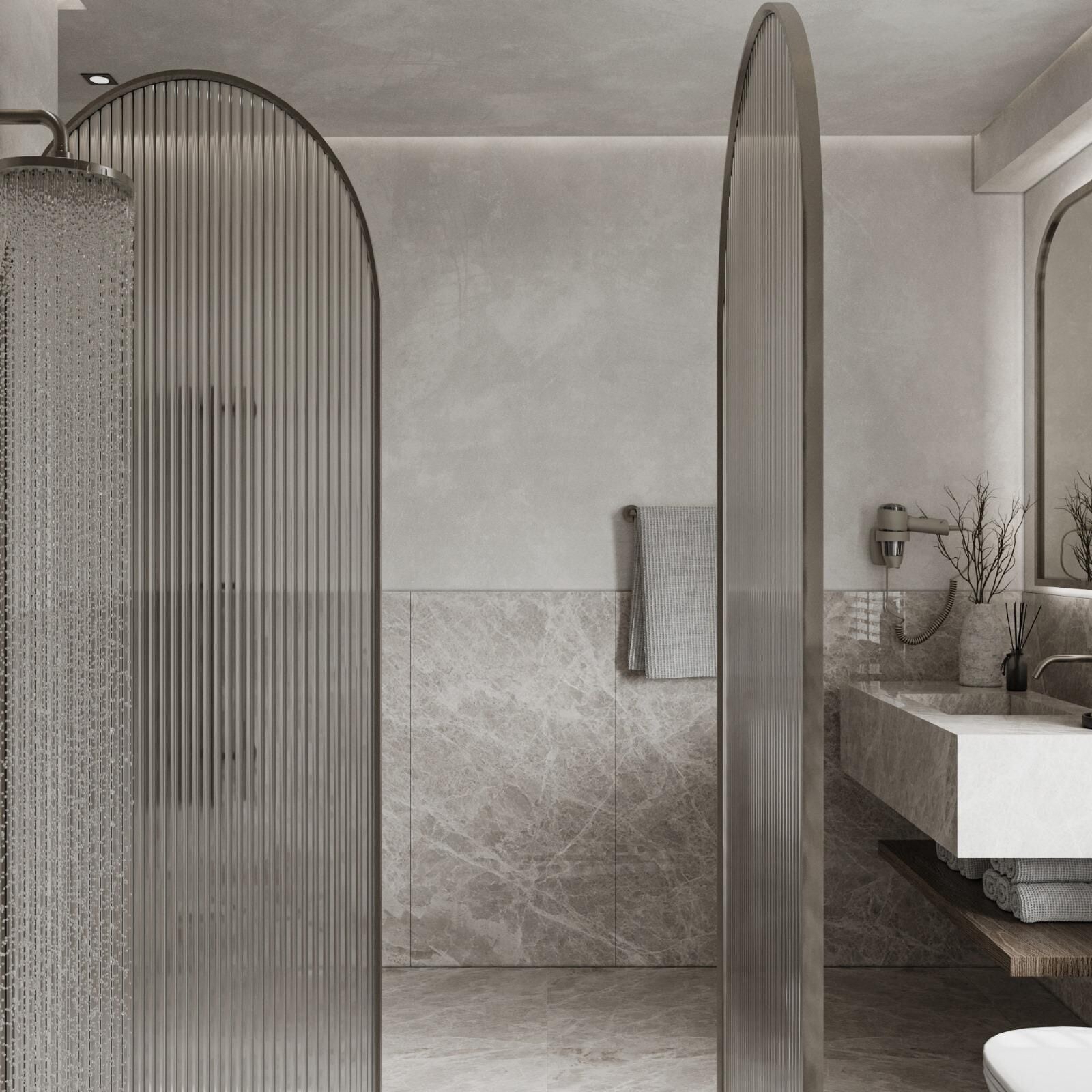 Quarto luxo | Banheiro | Chinelos 