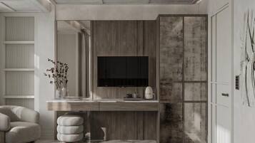 Habitación Deluxe | Sistema de insonorización, tabla de planchar con plancha, wifi gratis