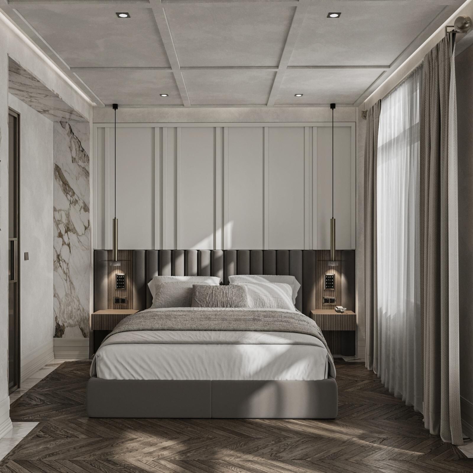 豪華客房 | 高級寢具、迷你吧、隔音、熨斗/熨衫板