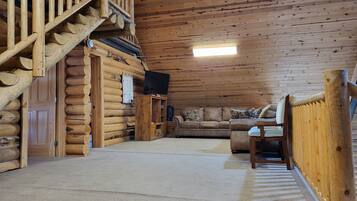 Smart TV, table football, ping pong, books