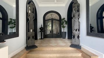 Interior entrance
