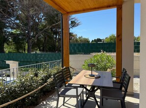 Outdoor dining - Apartments Arti Homes Rab Banjol - One Bedroom Apartment With Terrace (Arti 1) (Banjol)