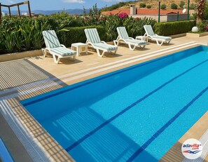 Outdoor pool - Adavilla Elite – Private Pool, Sea View, Modern Luxury Villa (kusadasi)