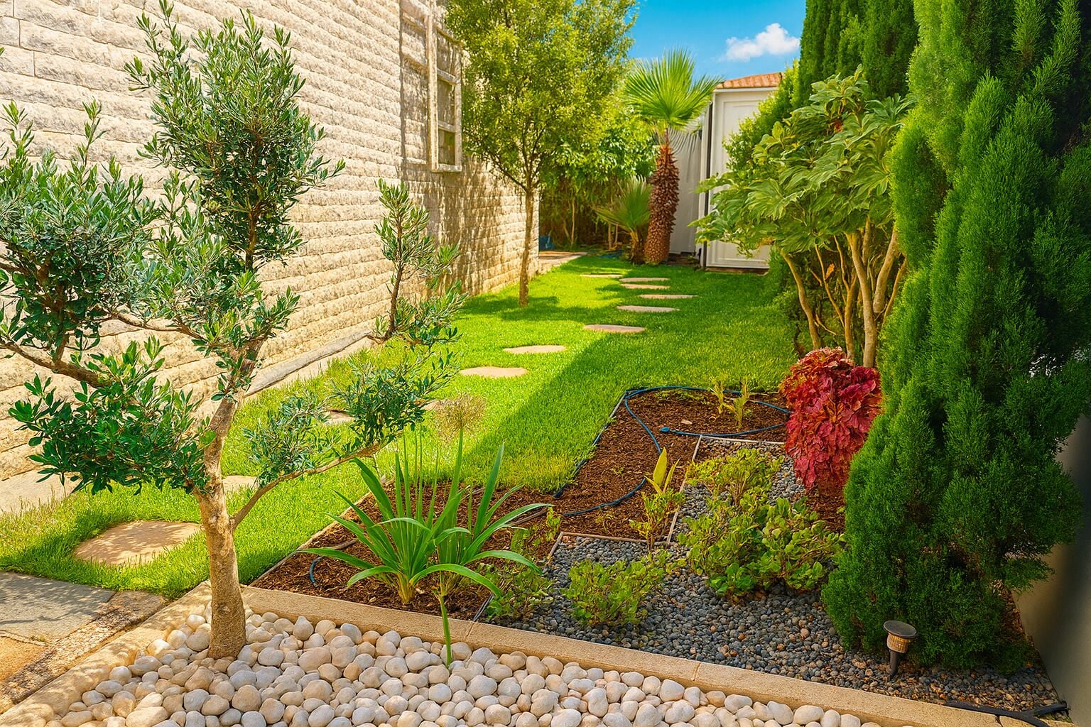 Overnattingsstedets uteområder