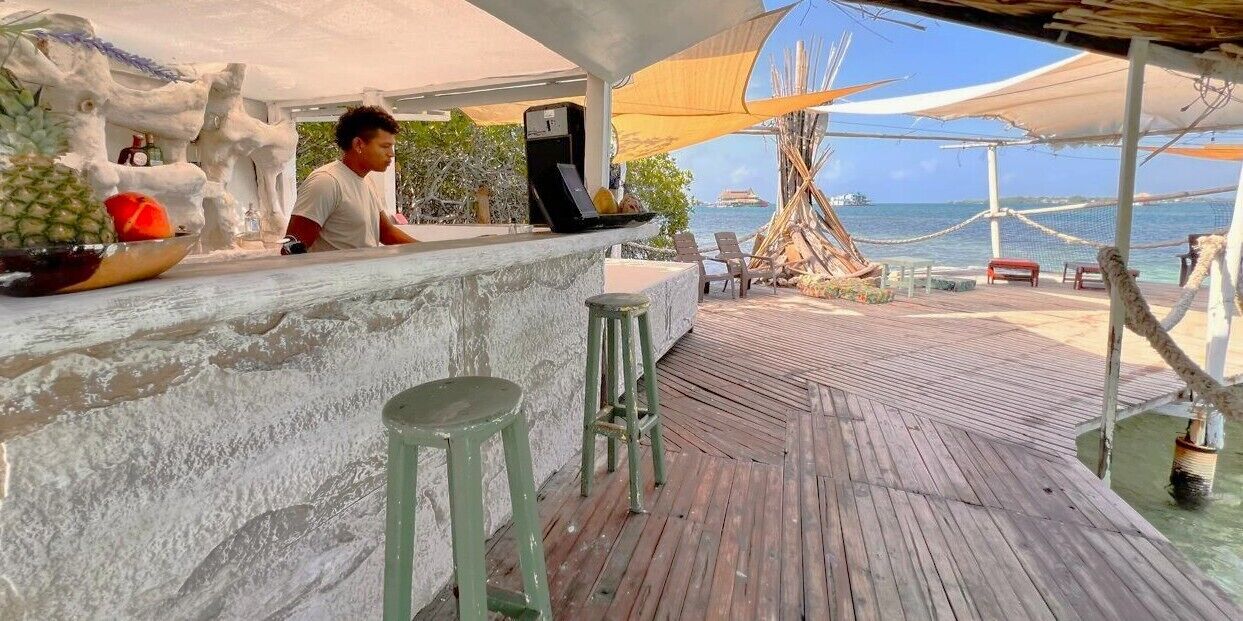 Bar sulla spiaggia